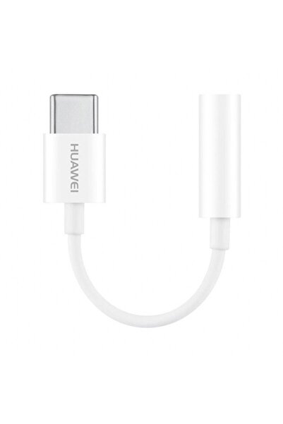Huawei Audio Adapter, USB Type-C to 3.5mm Jack, CM20, 8cm, White