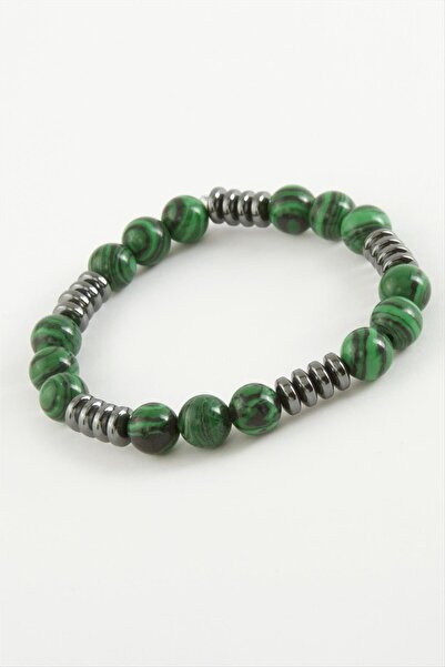 ZERO LAND Malachite Hematite Natural Stone Bracelet