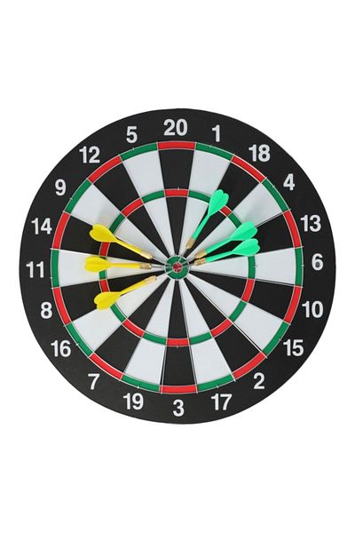 Teloon 7-Piece Dartboard Set 17 x 0.5 Inch