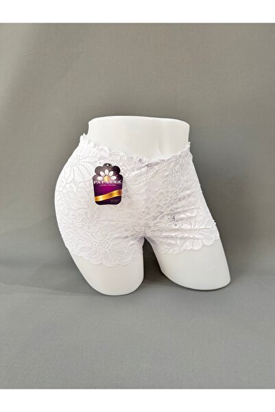 Papatya Comfortable and Stylish Boxer with Transparent Floral Lace Fabric and...