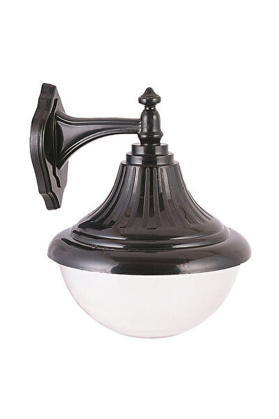 Şanlı Siyah Dış Mekan Aydınlatma Polikarbon Camlı Aplik, şık ve dayanıklı tas...