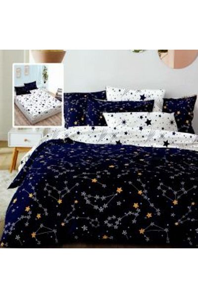 Ralex Economic package double bed linen Finet 6 pieces with mattress cover + 2 quilted pillows 50 x 70 cm