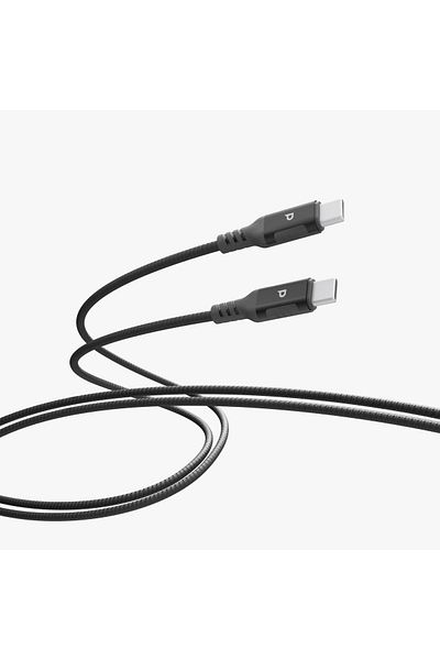 Powerology 100W USB-C to USB-C V3.1 5G Metal Plug Nylon Braided Cable 3 Meter