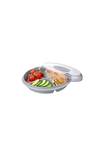 Cosiness Pratic Portable 3 Compartment Storage Container