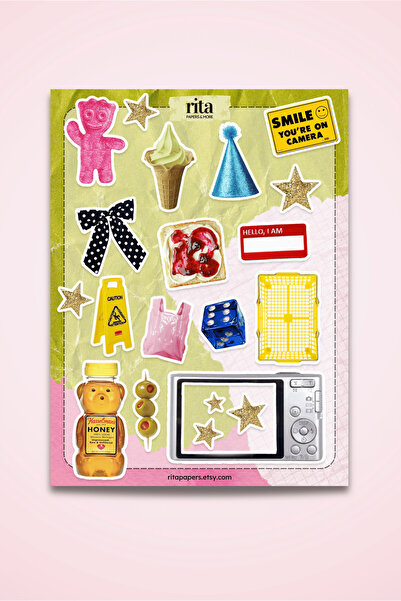 Rita Papers Happy Sunday Sticker Seti Pinterest Girl Planner Bullet Journal L...