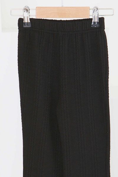TOFİSA Girl's Black Spanish Leggings Bottom - 27459