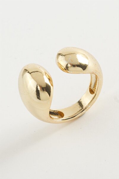 ZERO LAND خاتم معدني دائري من SEPETIM - لون فضي