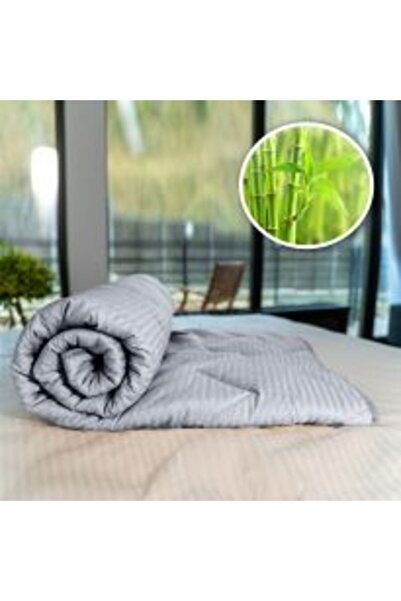 Ralex Quilted bamboo winter duvet with damask cotton front 100% linear 200 x 215 cm, Powder Pink