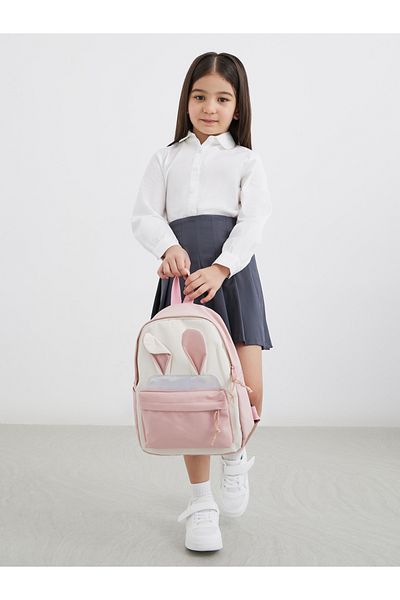 Styli Girls Off White Peter Pan Collar Shirt