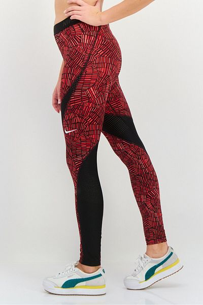 Nike Women Sportswear Fit Training Tights, Red