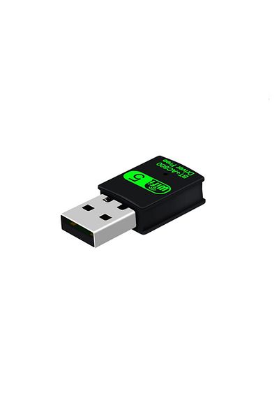 OEM AC600 Mbps USB Adapter with Bluetooth 5.0, 2 in 1 Dual Band Dongle