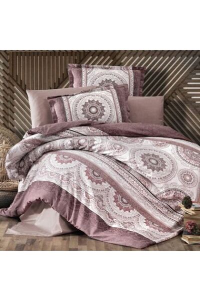 Ralex Premium Bed Linen Lux Satin 100% Cotton, 4-piece King Size, 240 x 260 cm Sheet, 200 x 220 cm Duvet,