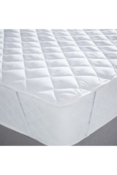 HomePuls Bed Sheet with Elastic Damasc Polycotton Stripe 1 cm, 190 x 250 cm for 140 x 200 cm Mattress, Light