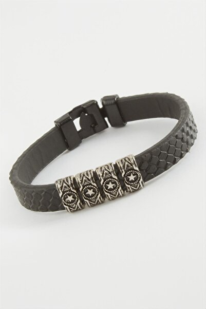 ZERO LAND سوار من الجلد الصناعي عالي الجودة من SEPETIM - أسود