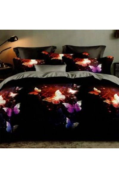 Ralex Economic package double bed linen set Finet 6 pieces + 2 quilted pillows 50x70 cm + 200x215 cm duvet