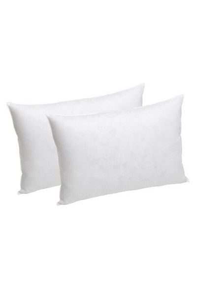 Ralex Set 2 Pillowcases (Covers) Jersey Knit, 100% Cotton, 50 x 70 cm, White