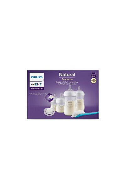 Philips Avent Σετ μπιμπερό, Philips Avent, Response, Από τη γέννηση, Με πιπίλα και βουρτσάκι καθαρισμού