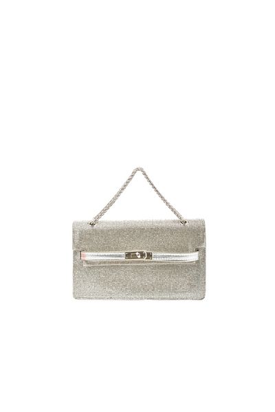 Generic Evening bag BG18895, Argento