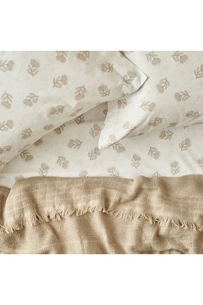 Bella Maison Set de pike dublu Bridget 100% bumbac Bej (200x220 cm)