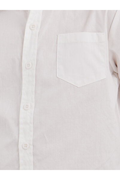 Styli Boys Off White Long Sleeves Shirt with Pocket