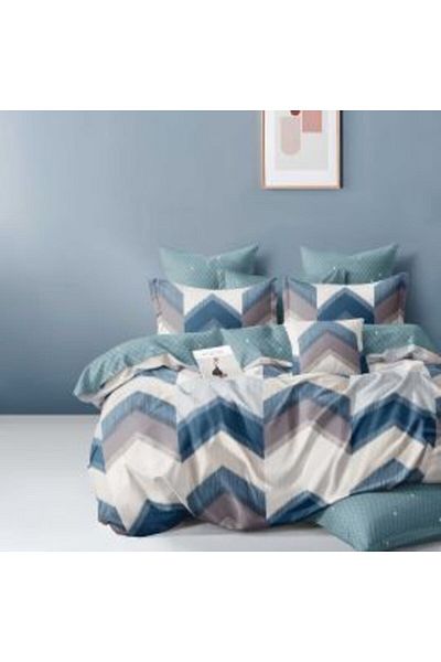 Ralex Double Bed Linen Economy 4 Pieces, Bed Sheet 230 x 250 cm, Duvet Cover 200 x 230 cm, 2 Pillow Cases