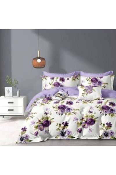 Ralex Economic Bedding Package Double Bed Finet 6 Pieces + 2 Quilted Pillows 50 x 70 cm + Duvet 200 x 215