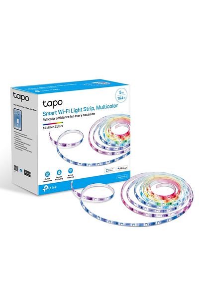 TP-LINK Bandă LED inteligentă Tapo L920-5 RGBIC, Wi-Fi, control vocal, sincronizare muzică, 20.5W, 2100 lm, Amazon