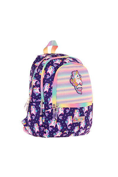 KAUKKO Rucsac pentru școală primară pentru fete cu trei compartimente (L5228)...