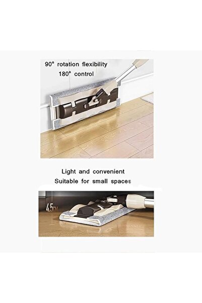 COOYA Floor Mop,Hardwood Floor Mop,Reusable Washable Mop Pad,Stainless Steel Handle for Wet and Dry Floor