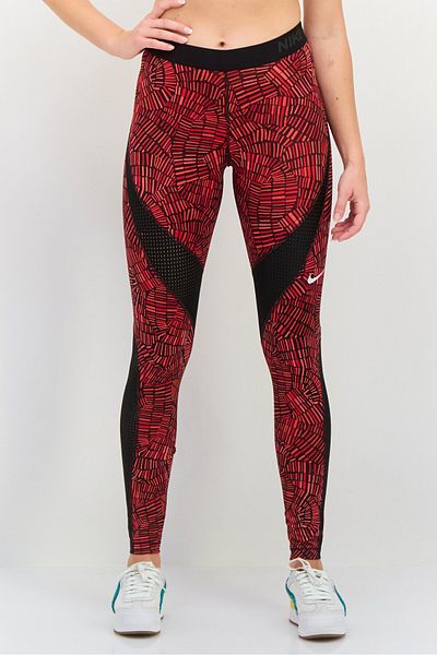 Nike Women Sportswear Fit Training Tights, Red