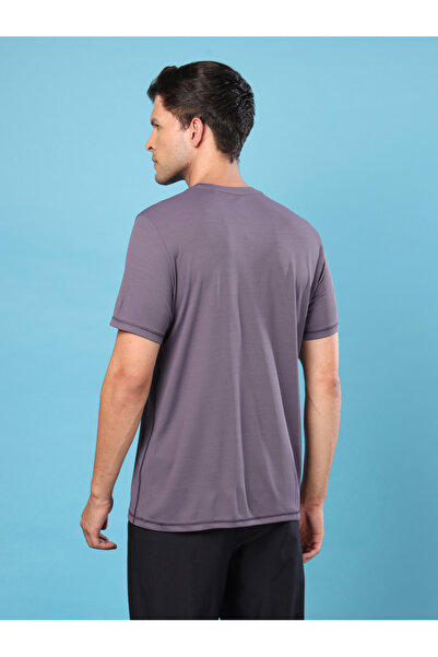 Technosport By Styli Solid Crew Neck Slim Fit T-Shirt