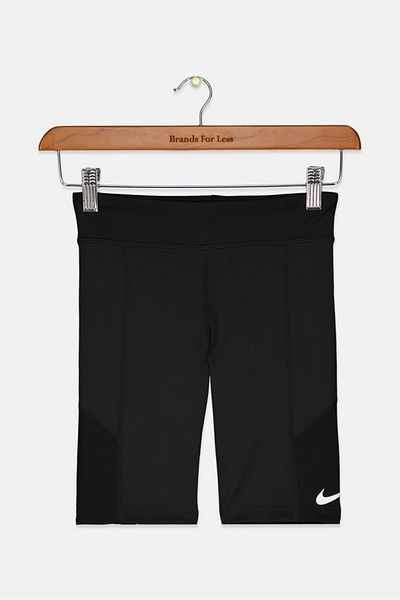 Nike Kids Girl Sportswear Fit Pull,On Training Shorts, Black