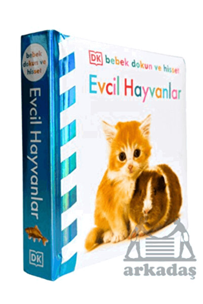 Beta Kids Yayınları DK Dokun Hisset Serisi - Evcil Hayvanlar