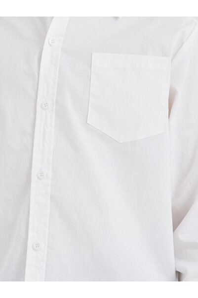 Styli Boys White Long Sleeves Shirt with Pocket