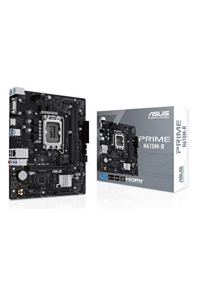 ASUS Prime H610M-R-SI DDR5 (5600MHz)OC M.2 VGA/HDMI/DP PCIe 4.0 1700P mATX An...
