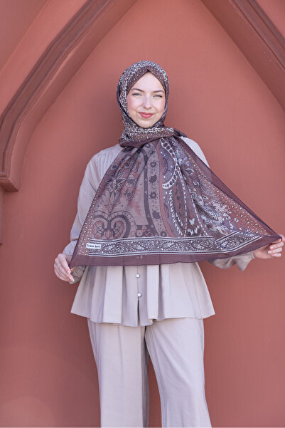 49eyşanipek Sliding Ethnic Patterned Cotton Shawl