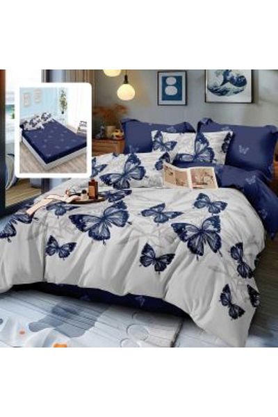 Ralex Economic Bedding Package Double Bed Finet 6 Pieces with Mattress Cover + 2 Quilted Pillows 50 x 70 c