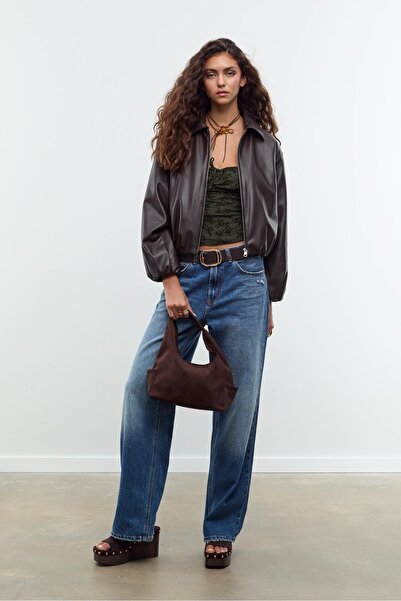 Stradivarius Desenli Askılı Top