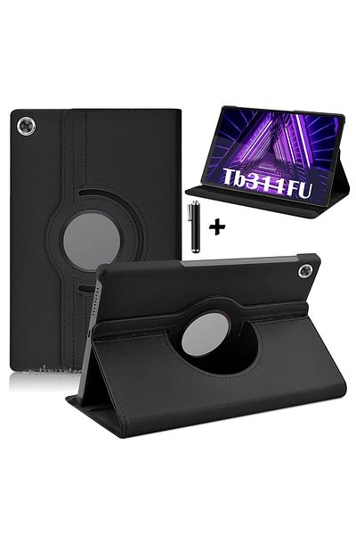 m.tk moveteck Lenovo Tab Tb311Fu 10.1" Inch Compatible Tablet Case 360 ​​Degree Full Protection Rotating with Stand Cover + Pen