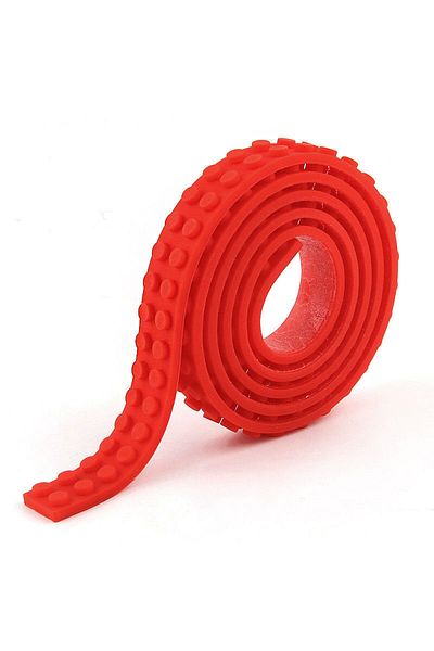 vivo Banda adeziva de constructie pentru lego, rosu, VIVO, EFG1084