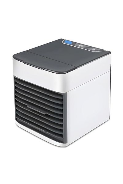 OEM Mini aparat de aer condiționat portabil și purificator de aer 3 în 1, cu filtre, alb/negru