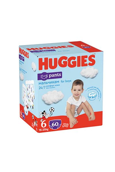 Huggies Scutece-chilotel Jumbo Pack 6, Boy, 15-25 Kg, 60 Buc