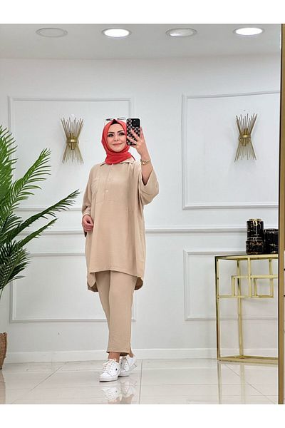 NİSUM MODA Set cămașă și pantaloni Ayrobin