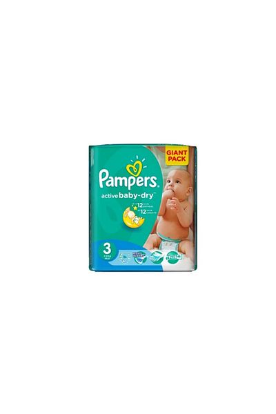 Pampers Scutece New Giant, Nr 3, 4-9 Kg, 180 buc