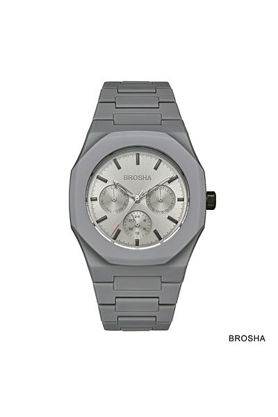 marvina BROSHA Men's Carbon Watch (Grey)
