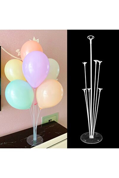 PROCART 7 balloon arrangement stand, height 70 cm, transparent