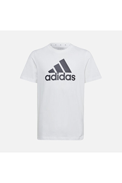 adidas Παιδικό Κοντομάνικο Μπλουζάκι U Essentials με Μεγάλο Λογότυπο, Βαμβακε...