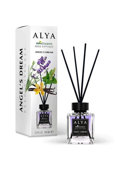 ALYA Odorizant de cameră cu bețișoare – Visul ingerului, 120 ml