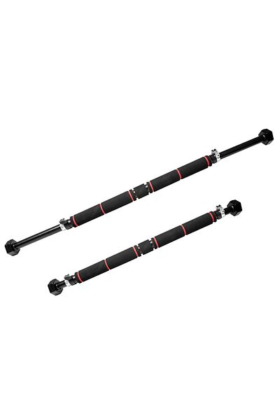 SERSIMO Telescopic door pull-up bar, made of steel, length 64-100 cm