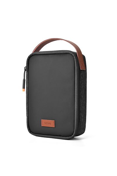 WIWU Minimalist Multifunctional Waterproof Portable Polyester Fabric Travel Bag Black